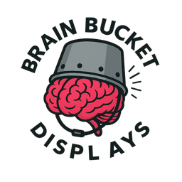 Brain Bucket Displays