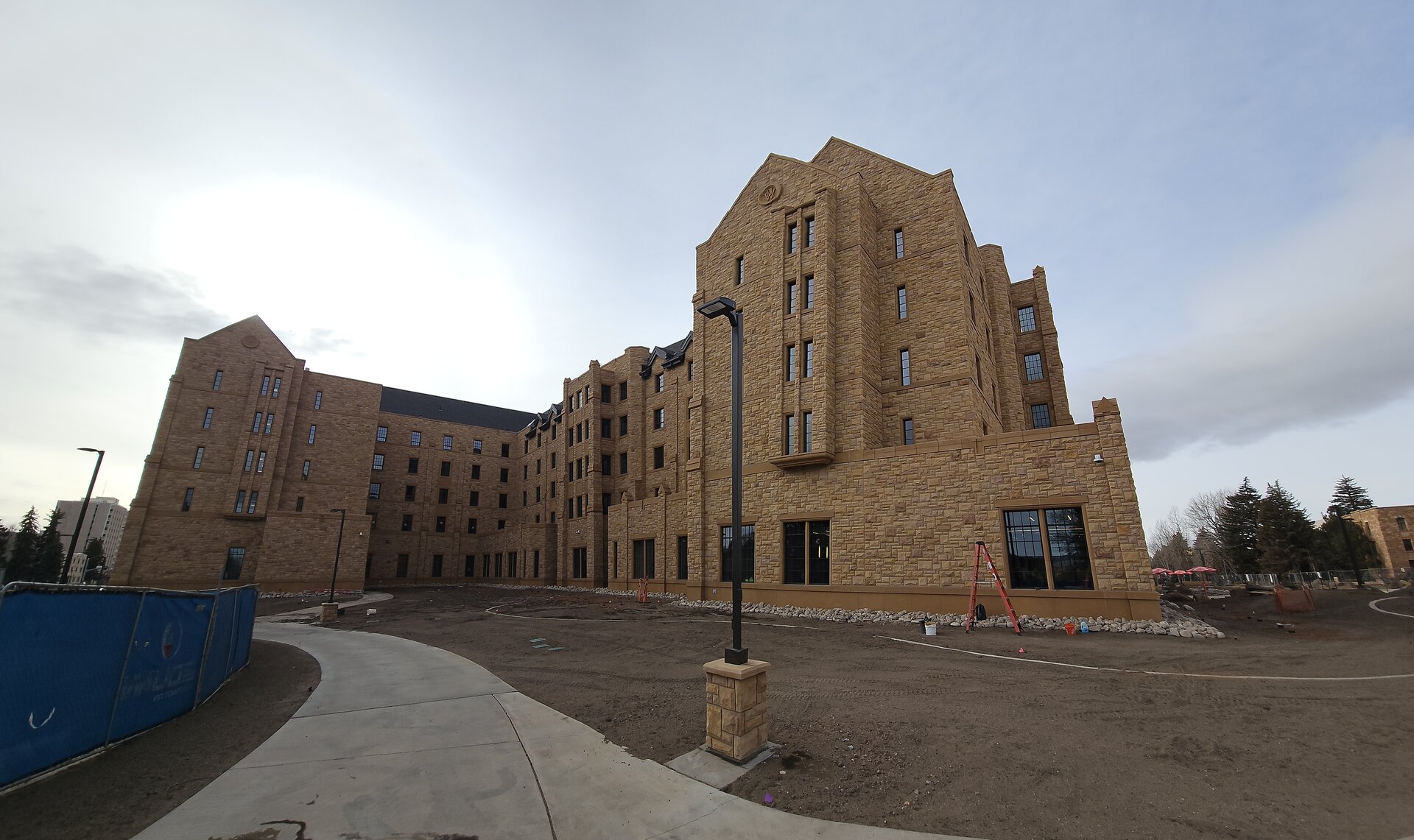 University stonework built with Utah sandstone